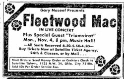 FLEETWOOD MAC / Triumvirat on Nov 4, 1974 [013-small]
