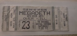 Megadeth / Overkill on May 23, 1987 [071-small]
