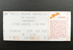 Peter Gabriel on Sep 17, 1983 [722-small]