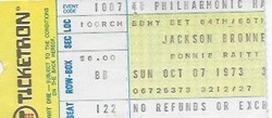 Jackson Browne   / Bonnie Raitt / Bruce Springsteen on Oct 7, 1973 [173-small]