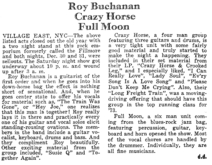 Roy Buchanan / Crazy Horse / Full Moon on Dec 30, 1972 [844-small]