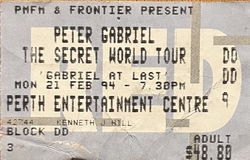 Peter Gabriel on Feb 21, 1994 [259-small]