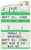 Moraz and Bruford on Sep 21, 1985 [251-small]