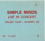 Simple Minds on Jul 6, 1983 [554-small]