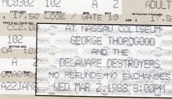 George Thorogood & The Delaware Destroyers / Johnny Winter on Mar 2, 1988 [272-small]
