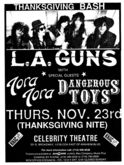 L.A. Guns / Tora Tora / Dangerous Toys on Nov 23, 1989 [115-small]