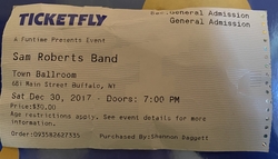 Sam Roberts Band / Kasador on Dec 30, 2017 [053-small]