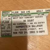 No Doubt / Hot Hot Heat on Feb 24, 2003 [447-small]