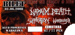 Napalm Death / Suffocation / Warbringer / ______ on Jun 1, 2008 [675-small]