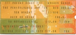 Concert # 4 - Pennsylvania Jam 1979 -- Ted Nugent, tags: Ted Nugent, Falcon Eddy, Scorpions, Blackfoot, Mahogany Rush, The Henry Paul Band, The Edgar Winter Group, Wilkes-Barre, Pennsylvania, United States, Ticket, Pocono Downs Racetrack - Pennsylvania Jam 1979 on Aug 19, 1979 [734-small]
