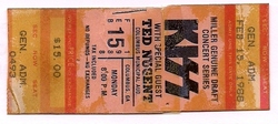 tags: KISS, Ted Nugent, Columbus, Georgia, United States, Ticket, Columbus Municipal Auditorium - KISS / Ted Nugent on Feb 15, 1988 [781-small]