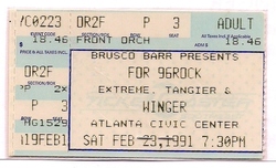 tags: Winger, Tangier, Extreme, Atlanta, Georgia, United States, Ticket, Atlanta Civic Center - Winger / tangier / extreme on Feb 23, 1991 [891-small]