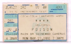 tags: Poison, Slaughter, Bullet Boys, Atlanta, Georgia, United States - Poison / Slaughter / Bullet Boys on May 27, 1991 [894-small]