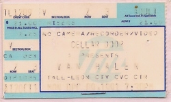 tags: Van Halen, Alice in Chains, Tallahassee, Florida, United States, Tallahassee Civic Center - Van Halen / Alice in Chains on Dec 9, 1991 [162-small]