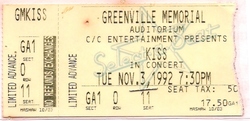 tags: KISS, Jackyl, Trixter, Greenville, South Carolina, United States, Greenville Municipal Auditorium - KISS / Jackyl / Trixter on Nov 3, 1992 [166-small]
