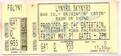 tags: Lynyrd Skynyrd, Bad Company, Drivin N Cryin, Greenville, South Carolina, United States, Fairgrounds - Lynyrd Skynyrd / Bad Company / Drivin N Cryin on May 21, 1993 [170-small]