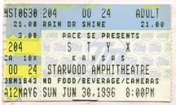 tags: Styx, Kansas, Nashville, Tennessee, United States, Starwood Amphitheater - Styx / Kansas on Jun 30, 1996 [232-small]