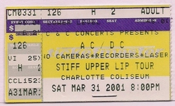 tags: AC/DC, Charlotte, North Carolina, United States, Charlotte Coliseum - AC/DC / Wide Mouth Mason on Mar 31, 2001 [244-small]