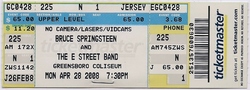 Concert # 77 For Me, tags: Bruce Springsteen, Greensboro, North Carolina, United States, Greensboro Coliseum - Bruce Springsteen & The E Street Band on Apr 28, 2008 [281-small]
