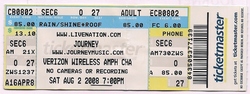 Concert # 80 For Me, tags: Journey, Heart, Cheap Trick, Charlotte, North Carolina, United States, Verizon Amphitheater - Journey / Heart / Cheap Trick on Aug 2, 2008 [289-small]