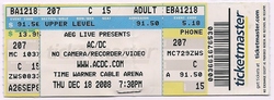 Concert # 81 For Me, tags: AC/DC, The Answer, Charlotte, North Carolina, United States, Time Warner Cable Arena - AC/DC / The Answer on Dec 18, 2008 [292-small]