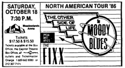 The Moody Blues / The Fixx on Oct 18, 1986 [743-small]