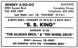 Allman Brothers Band / Ten Wheel Drive on Jan 21, 1970 [999-small]