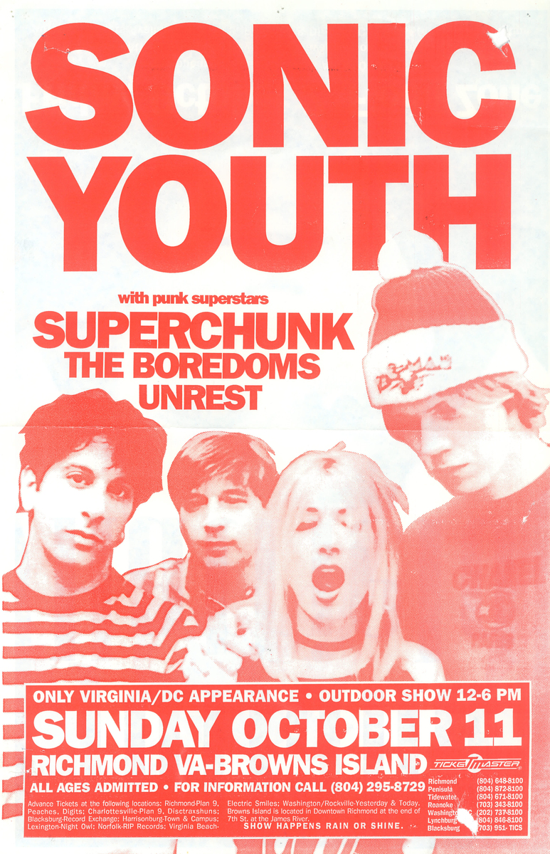 Sonic Youth Concert & Tour History Concert Archives