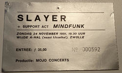 Slayer / Mindfunk on Nov 24, 1991 [429-small]