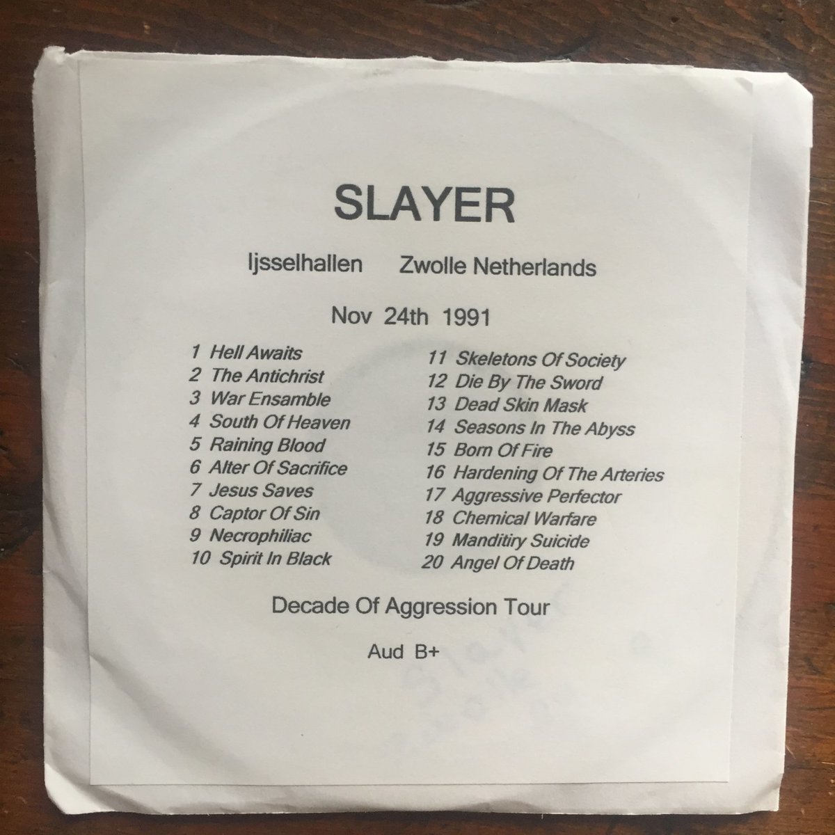 Slayer Concert & Tour History (Updated for 2022) Concert Archives