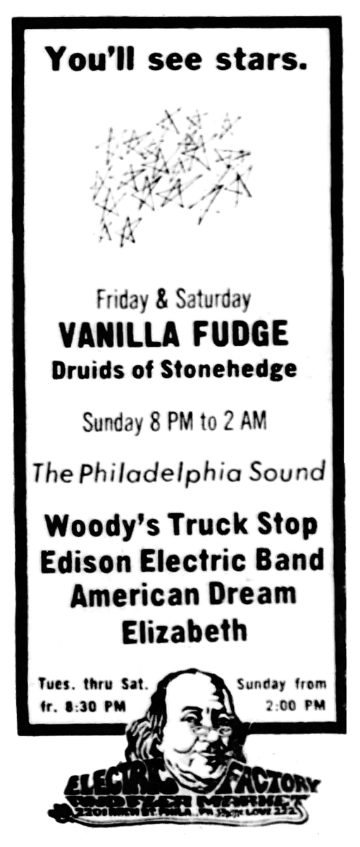 Edison Electric Band Concert & Tour History Concert Archives