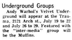Velvet Underground / The Muffins on Jul 19, 1967 [683-small]
