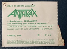 Testament / Paul Di'anno's battlezone / ANTHRAX on Oct 11, 1987 [034-small]