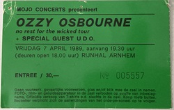 OZZY OSBOURNE / U.D.O. on Apr 7, 1989 [101-small]