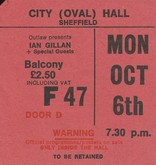 My Ticket Stub, GILLAN / Whitespirit / Quartz on Oct 6, 1980 [105-small]