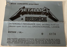 METALLICA / Queensrÿche on Nov 5, 1988 [115-small]