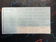 Alice Cooper / Great White on Jan 16, 1990 [552-small]