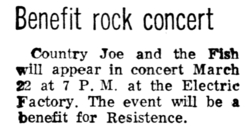 Country Joe & The Fish / Sweet Stavin Chain on Mar 22, 1970 [510-small]