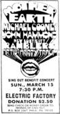 Mother Earth / Michael Cooney / John Hammond Jr / new lost city ramblers / Artie & Harry Traum on Mar 15, 1970 [512-small]