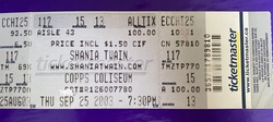Shania Twain on Sep 25, 2003 [756-small]