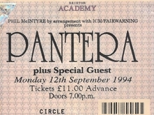 Pantera / downset. on Sep 12, 1994 [382-small]
