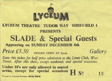 my Ticket Stub, Slade / Spider on Dec 6, 1981 [582-small]