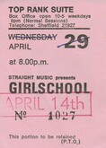 TICKET STUB, Girlschool / AIIZ on Apr 14, 1981 [586-small]