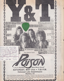 Y and T / Poison on May 31, 1986 [871-small]