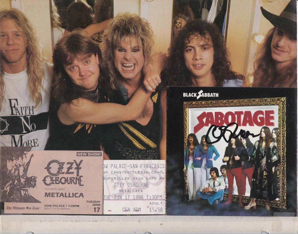 ozzy osbourne in metallica