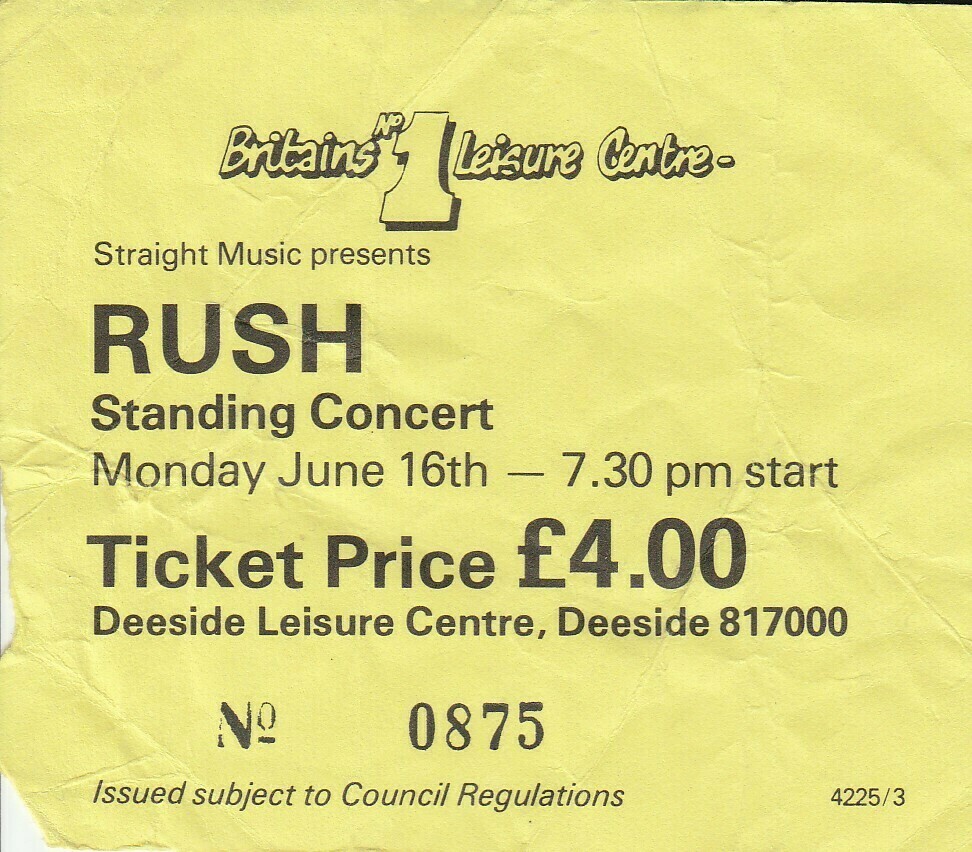 Concert History of Deeside Leisure Centre Queensferry, Wales, United