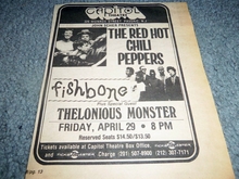 Red Hot Chili Peppers / Fishbone / Thelonius Monster on Apr 29, 1988 [230-small]
