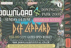 TICKET STUBB, Download Festival on Jun 14, 2009 [274-small]