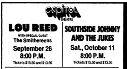 Lou Reed / The Smithereens on Sep 26, 1986 [477-small]