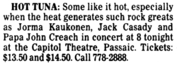 Hot Tuna / Papa John Creach on May 2, 1986 [479-small]